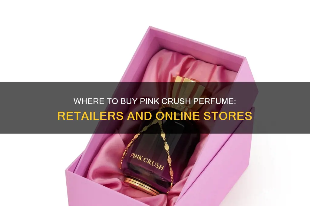 where is pink crush perfume sold at