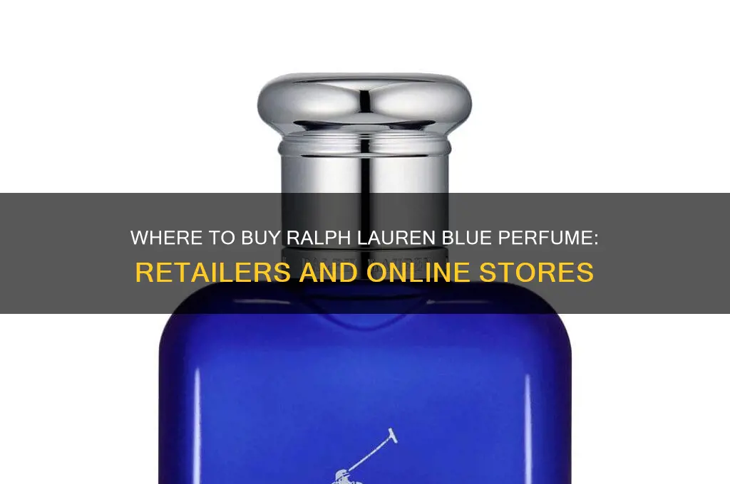 where is ralph lauren blue perfume sold