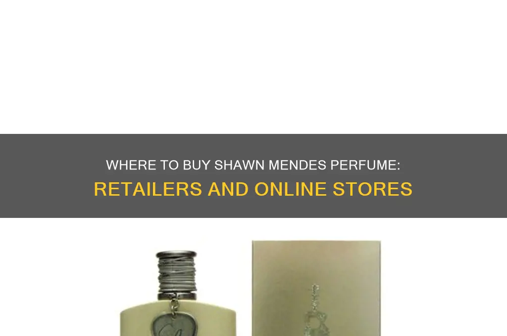 where is shawn mendes perfume sold