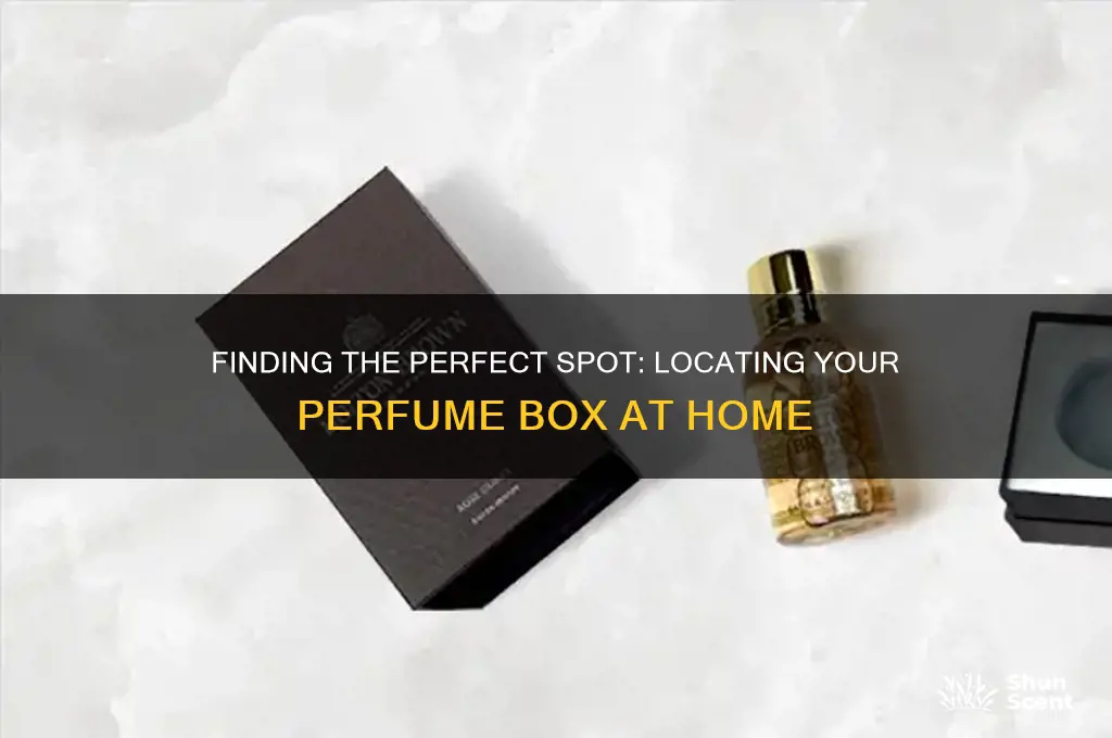 where is the perfume box located