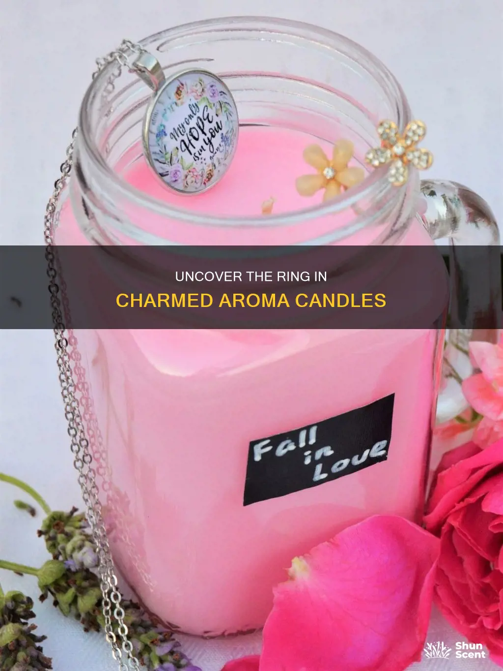 where is the ring in a charmed aroma candle