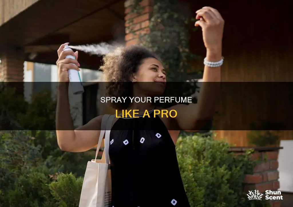 where should perfume be sprayed