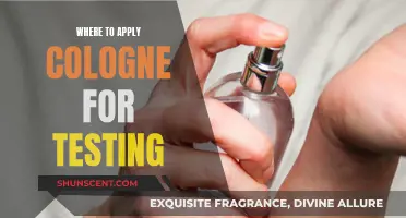 Best Places to Apply Cologne for Testing It Out