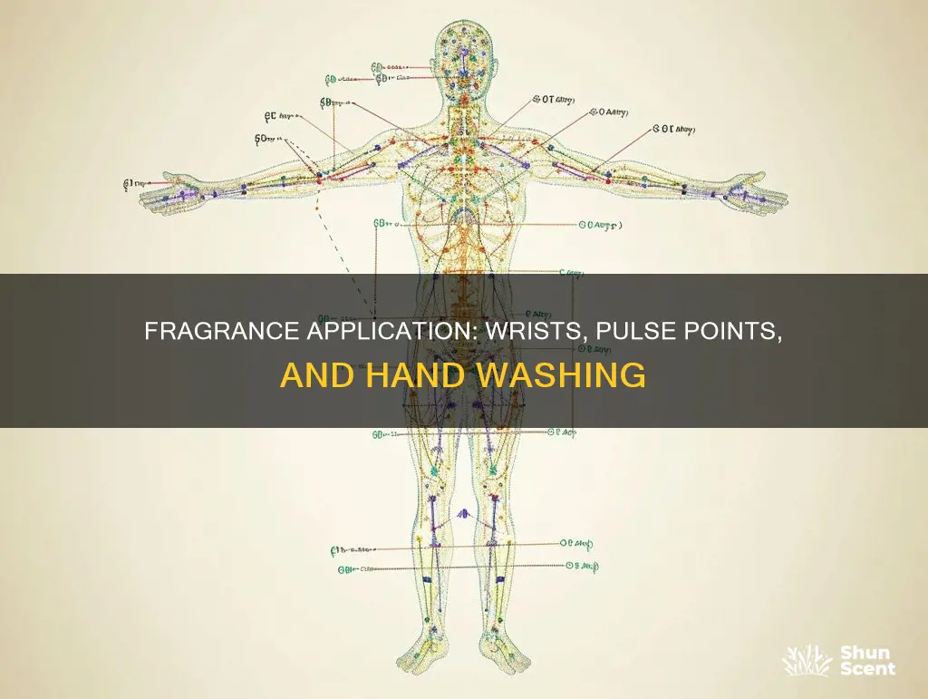 where to apply fragrance wrists pulse points hand washinging