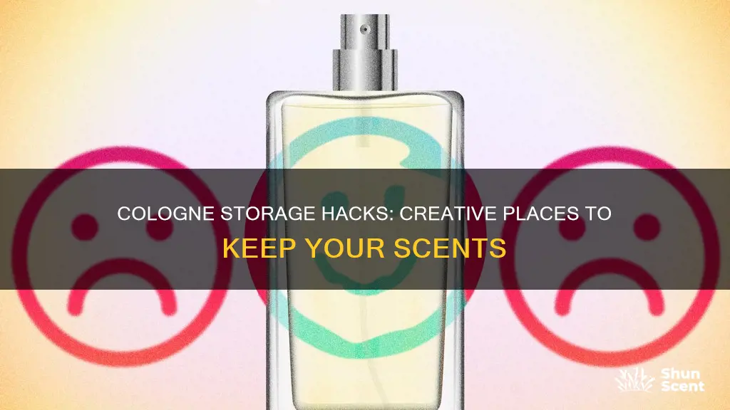 where to arrainge your cologne