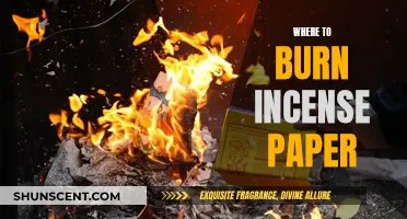 Incense Paper Burning: Choosing the Right Location