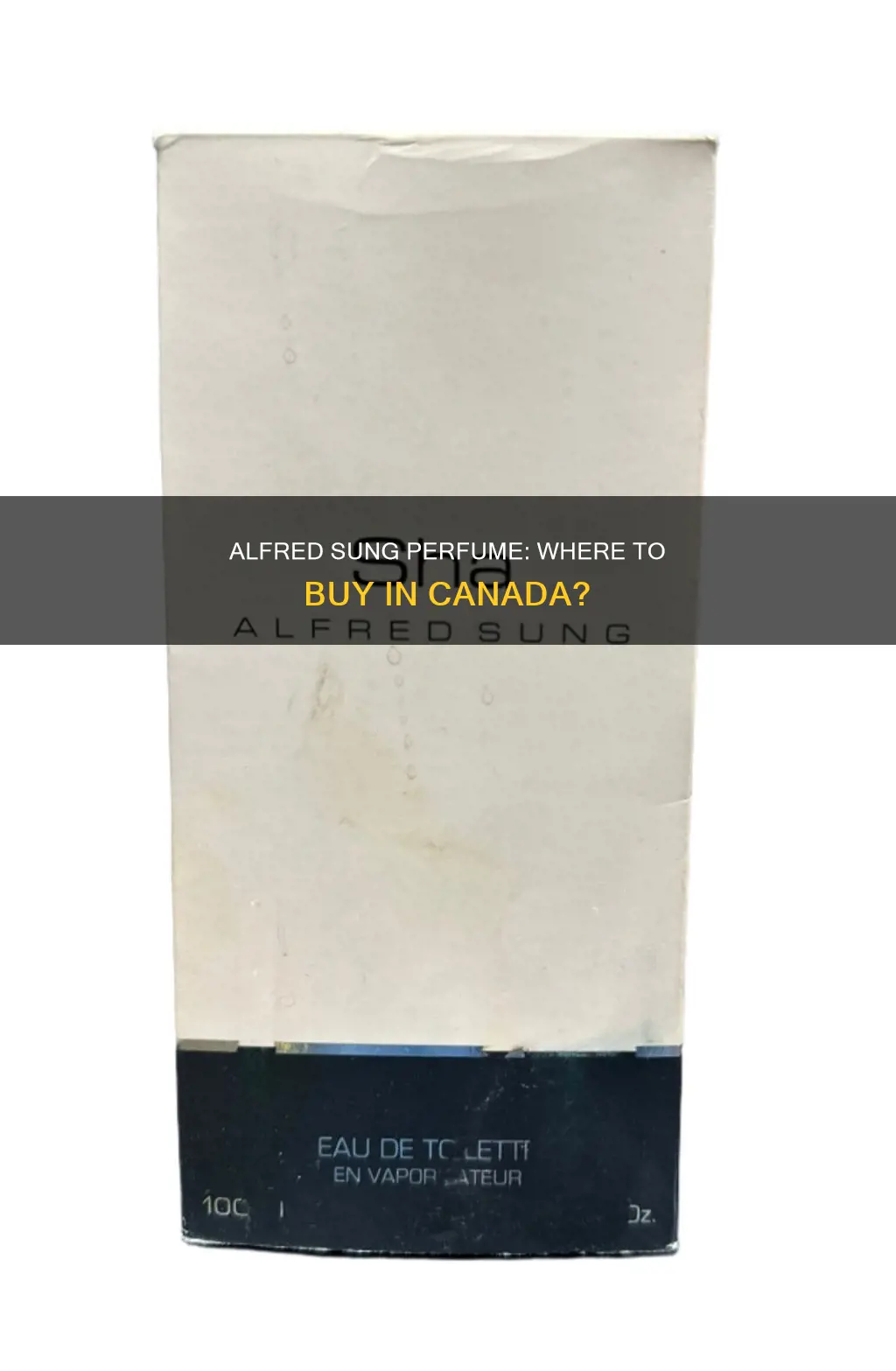 where to buy alfred sung perfume in canada