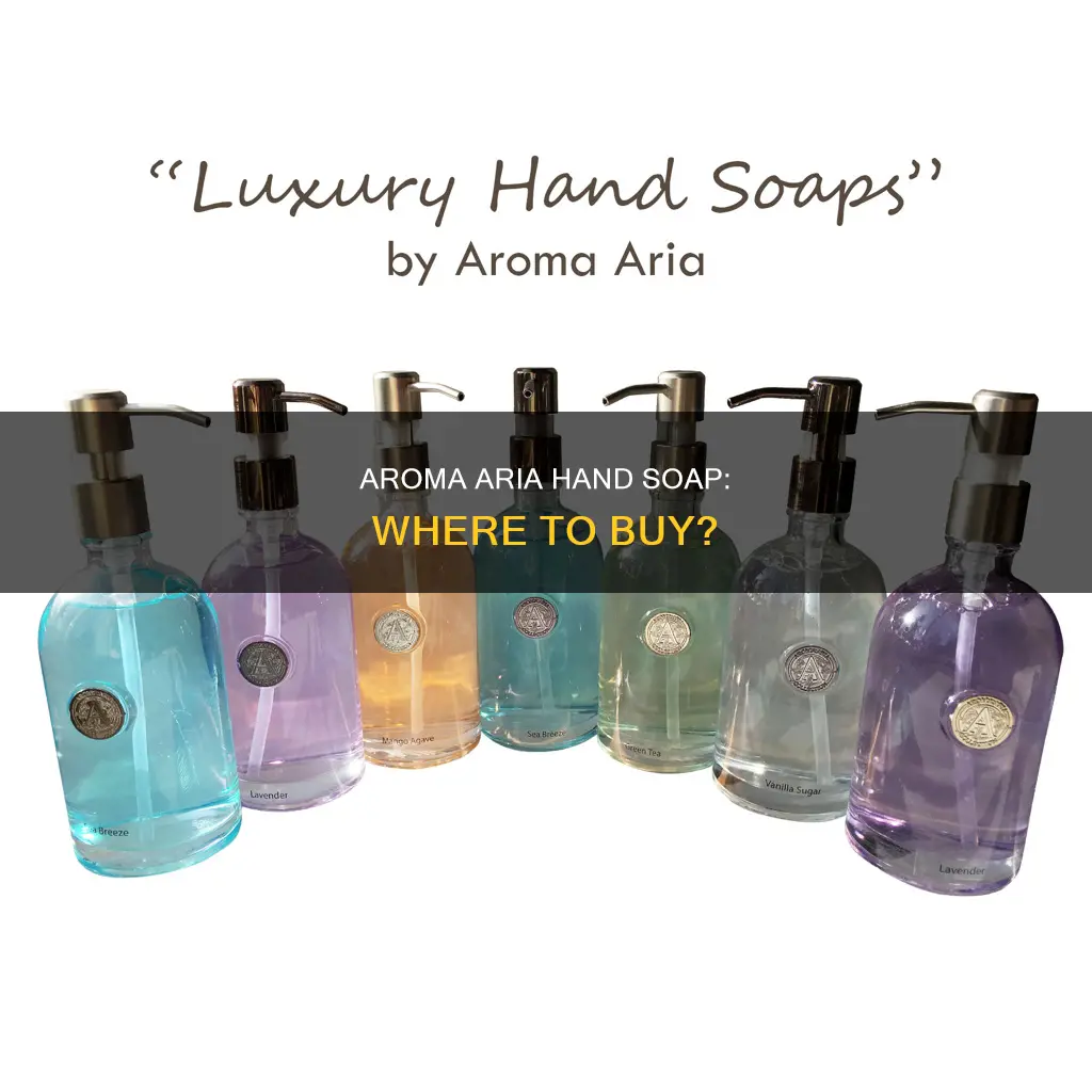 where to buy aroma aria hand soap