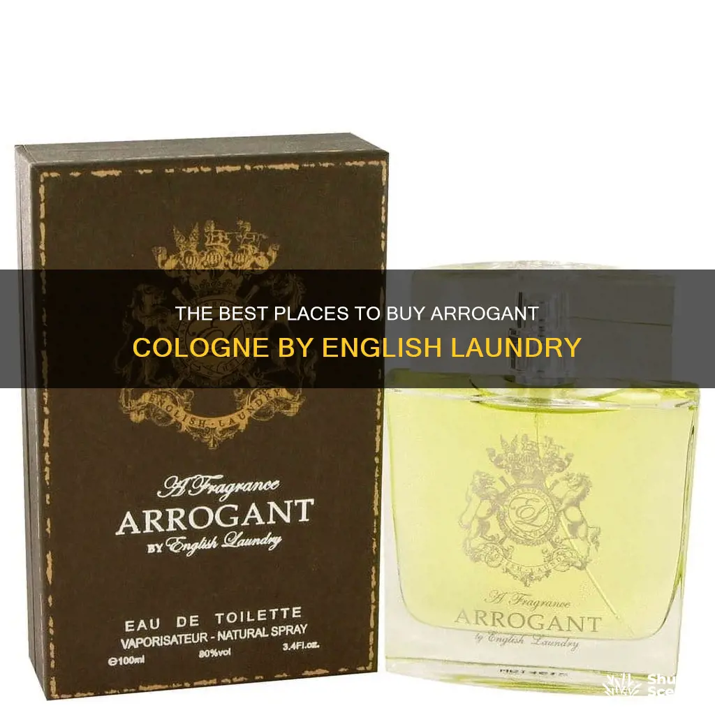 where to buy arrogant cologne by english laundry