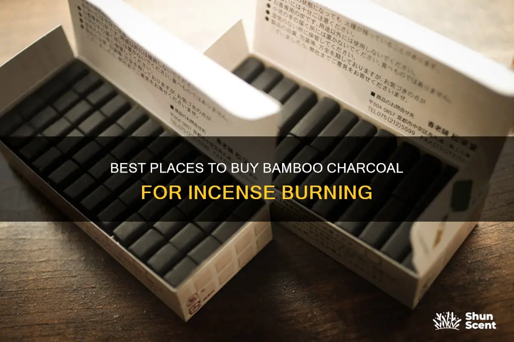 where to buy bamboo charcoal for incense burning