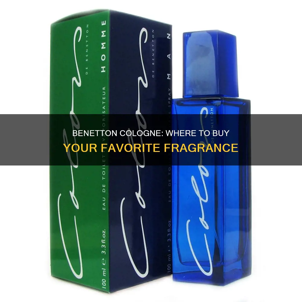 where to buy benetton cologne