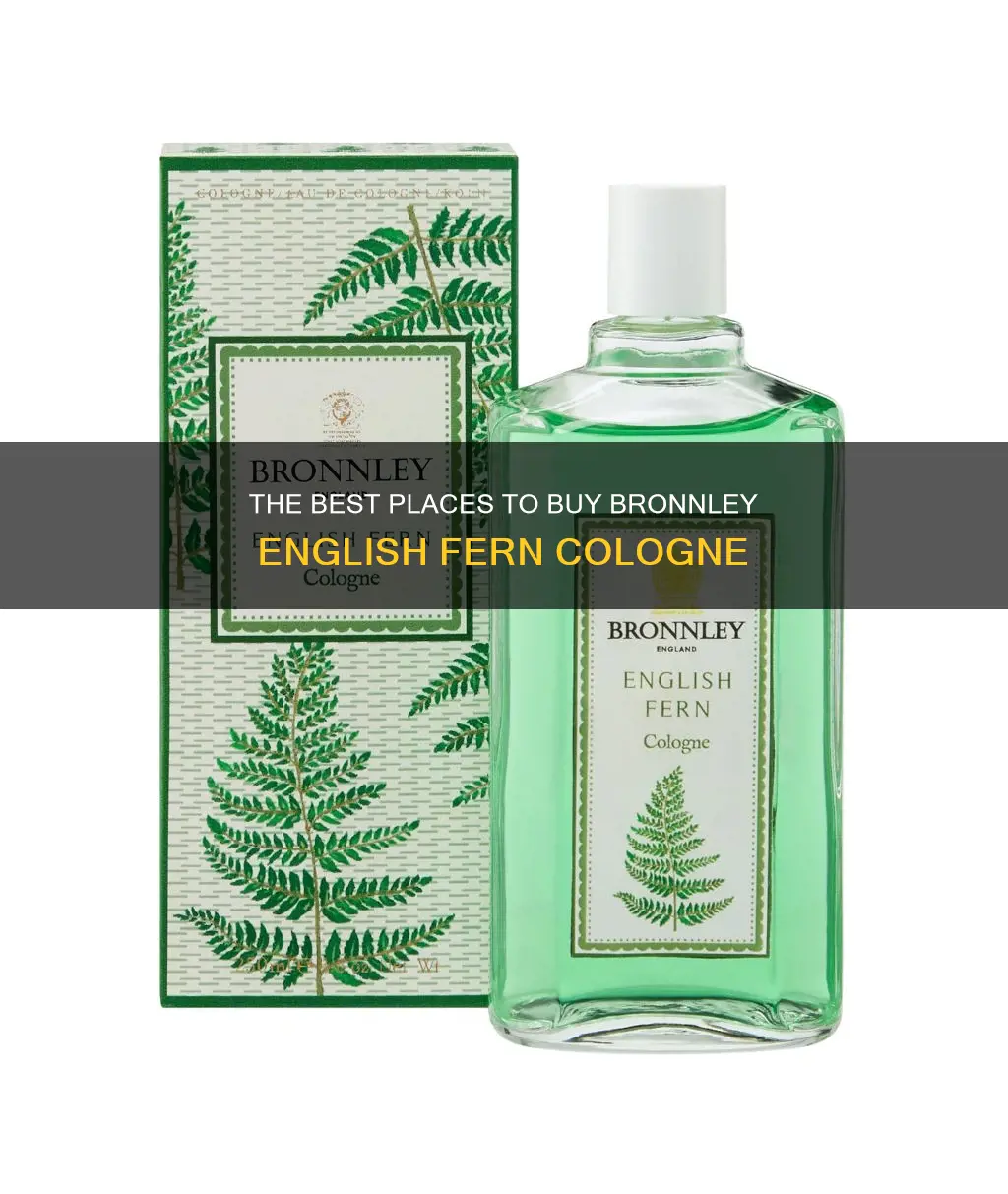 where to buy bronnley english fern cologne