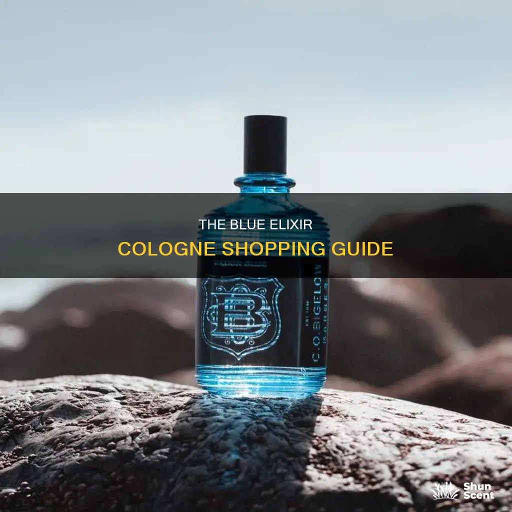 where to buy c o bigelow blue elixir cologne