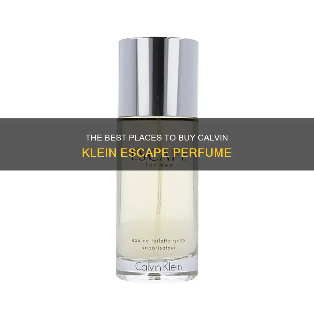 where to buy calvin klein escape perfume