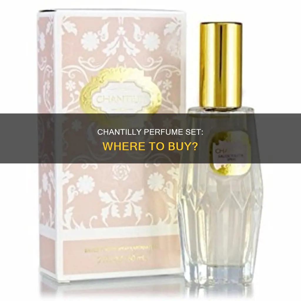 where to buy chantilly perfume set