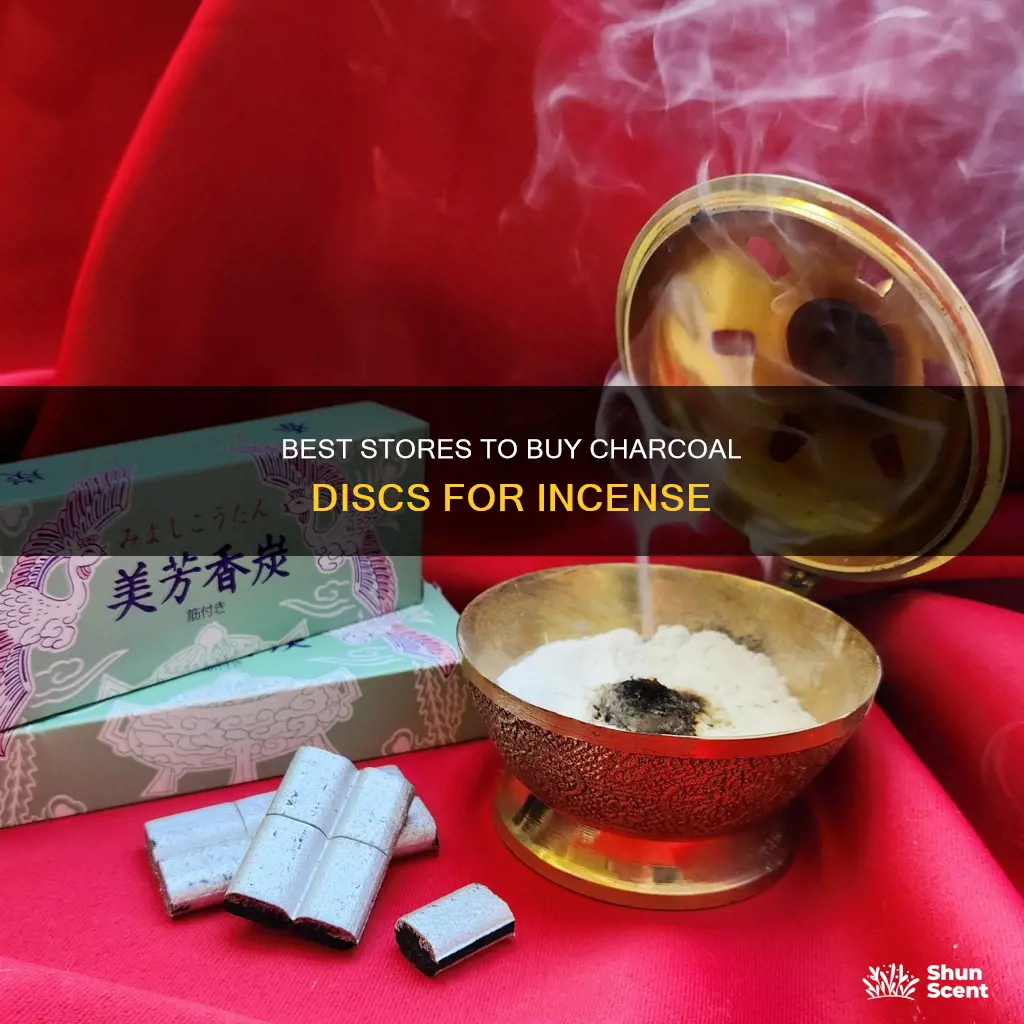 where to buy charcoal discs for incense