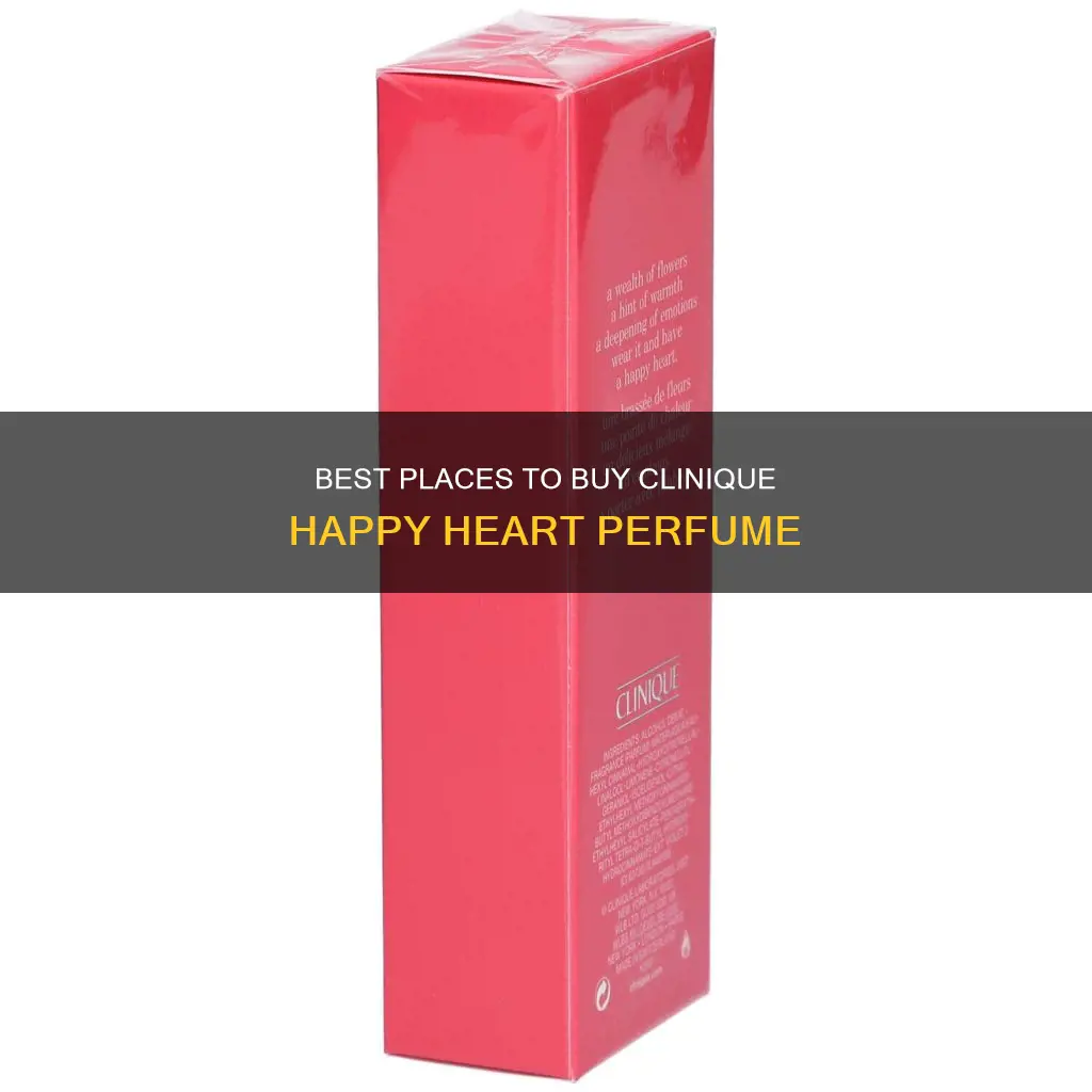 where to buy clinique happy heart perfume