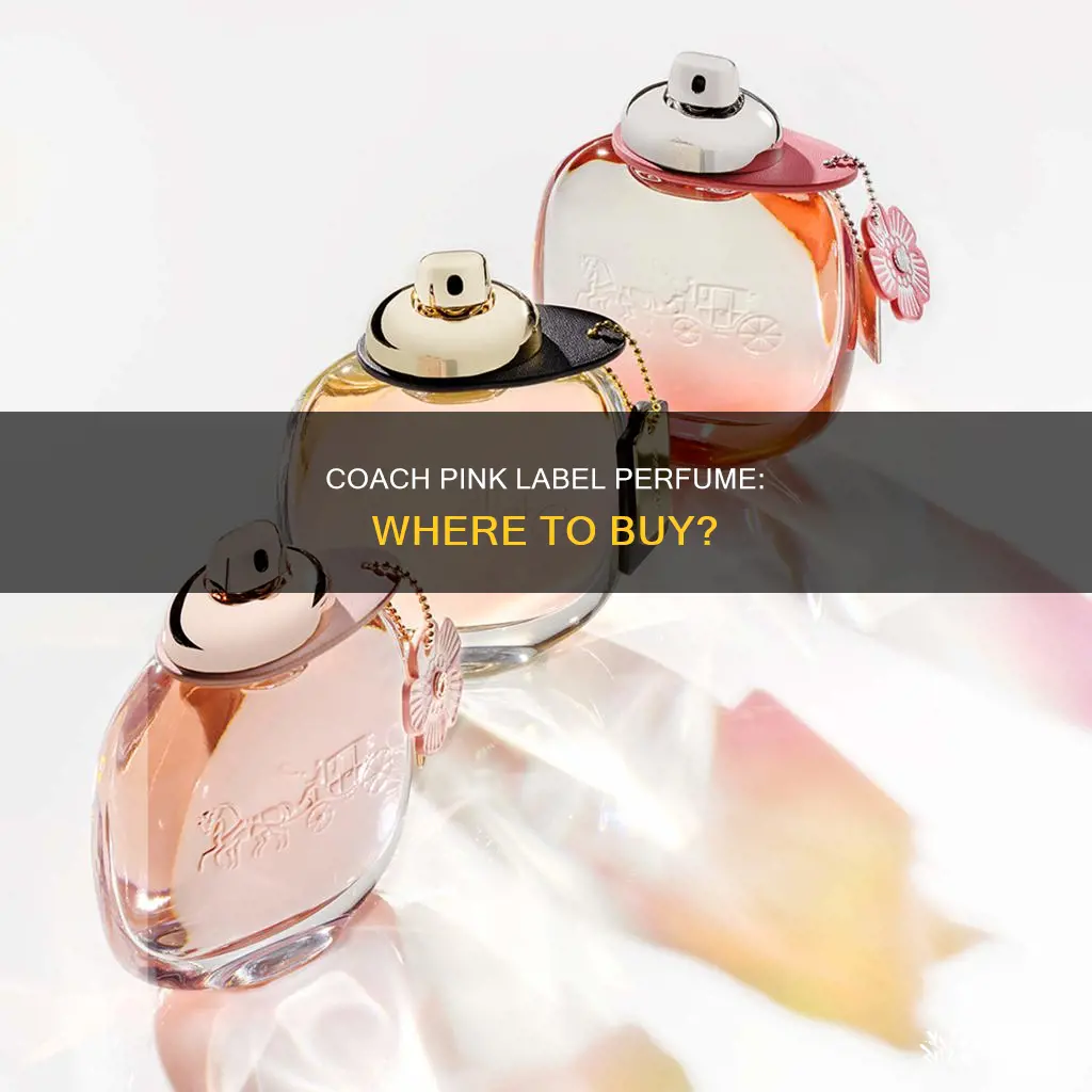 where to buy coach perfume pink label