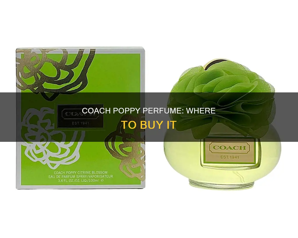 where to buy coach perfume poppy