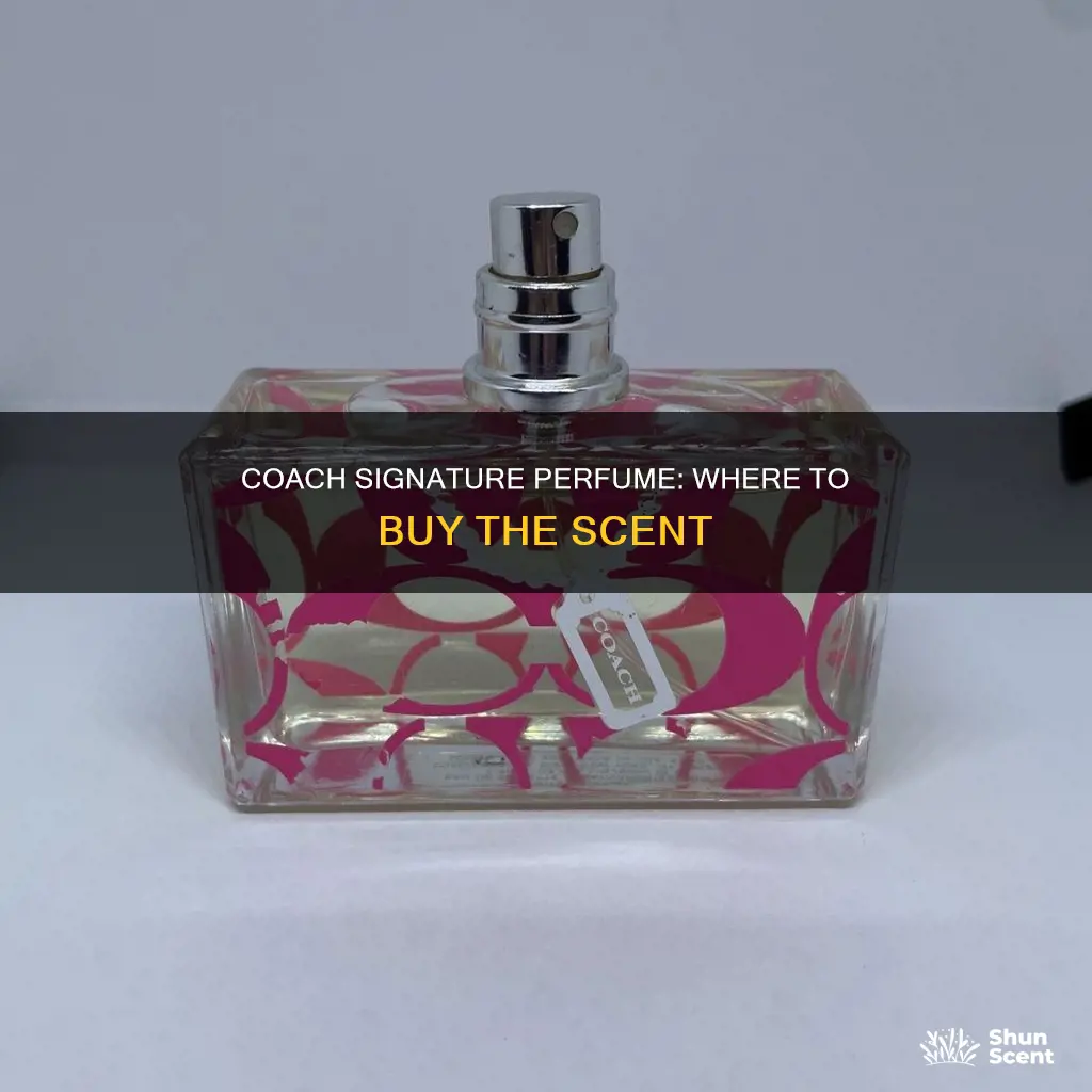 where to buy coach signature perfume