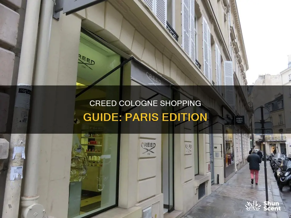 where to buy creed cologne in paris