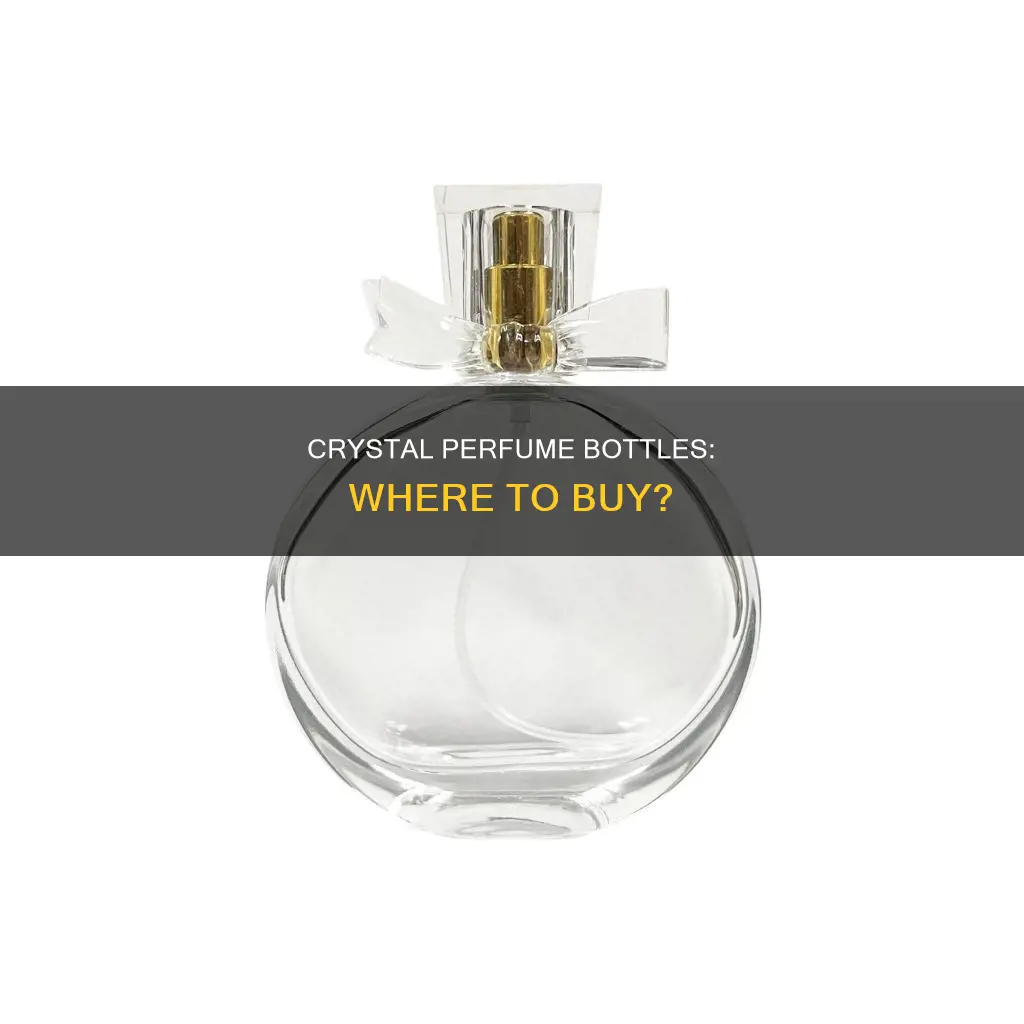 where to buy crystal clear perfume bottle