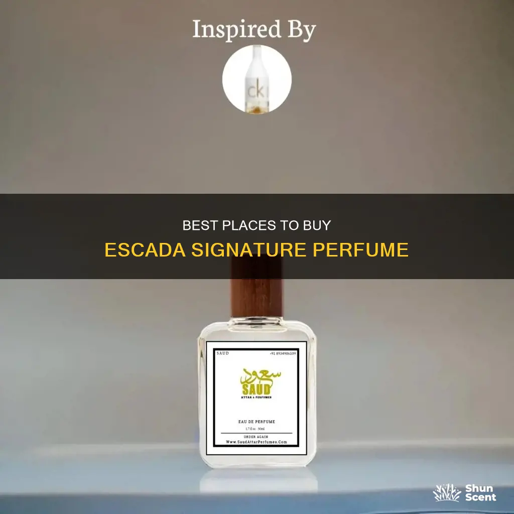 where to buy escada signature perfume