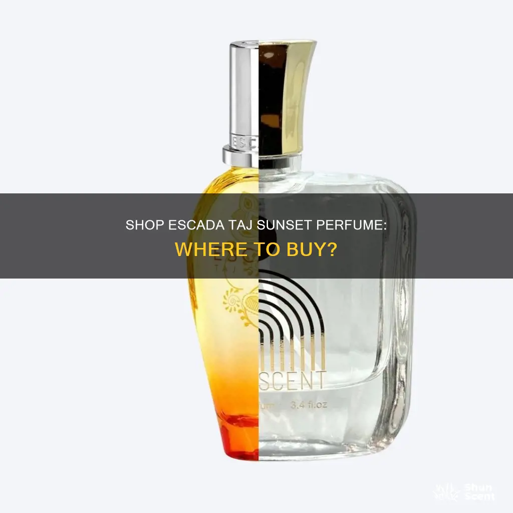 where to buy escada taj sunset perfume