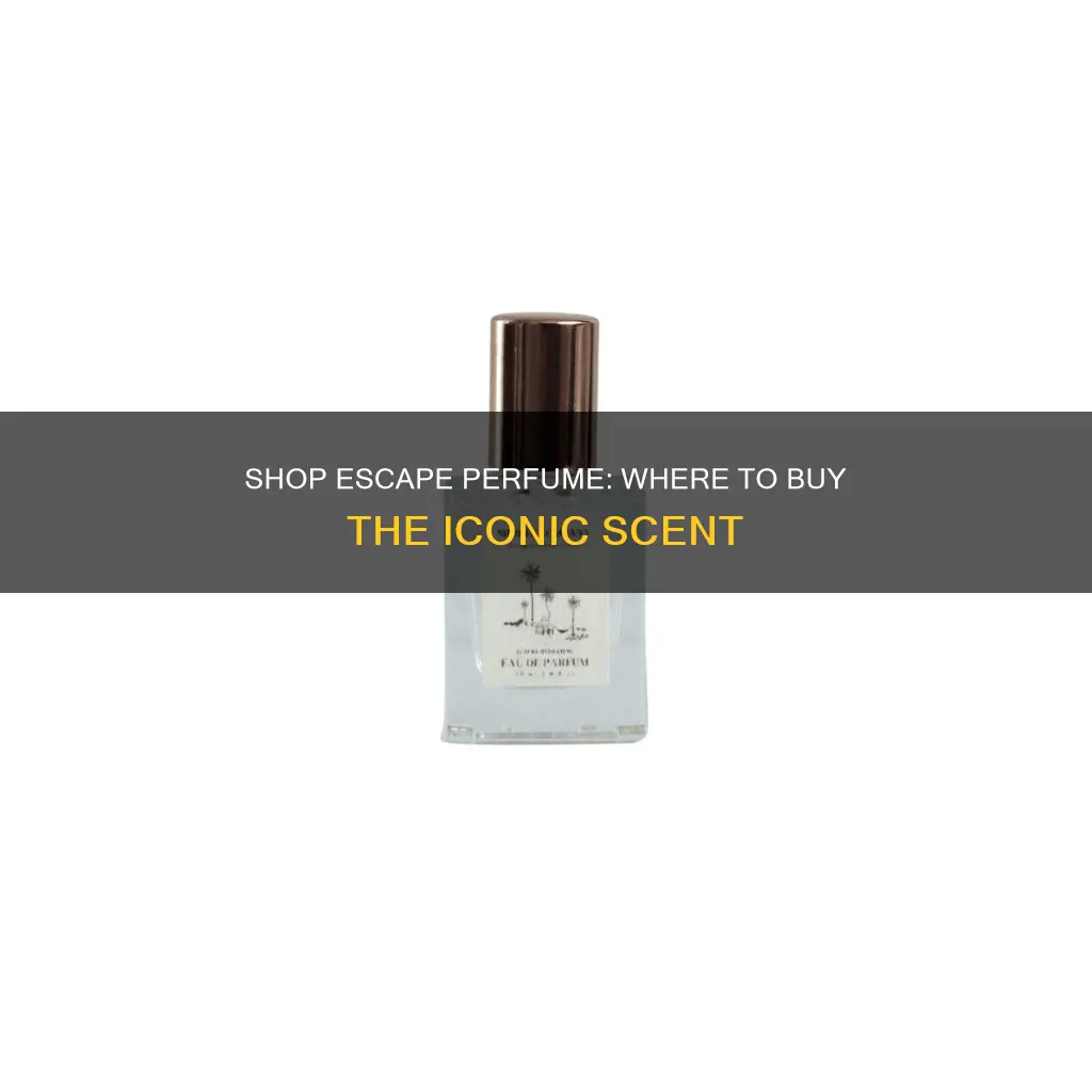 where to buy escape perfume