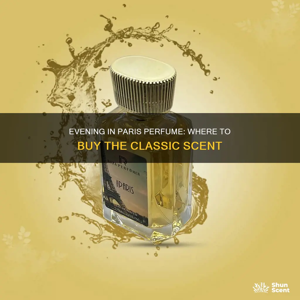 where to buy evening in paris perfume