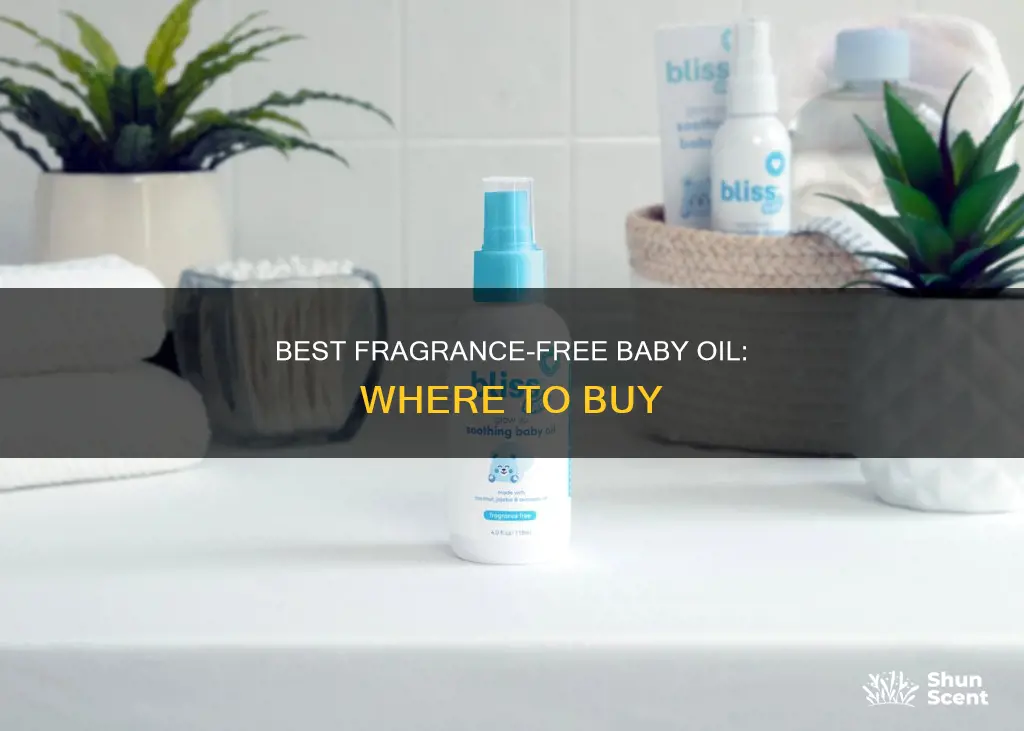 where to buy fragrance free baby oil