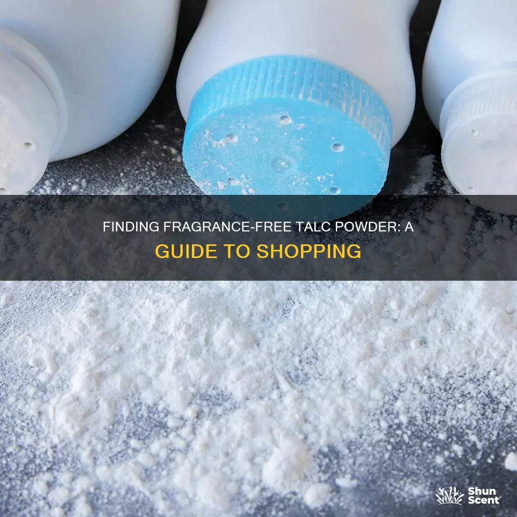 where to buy fragrance free talc powder