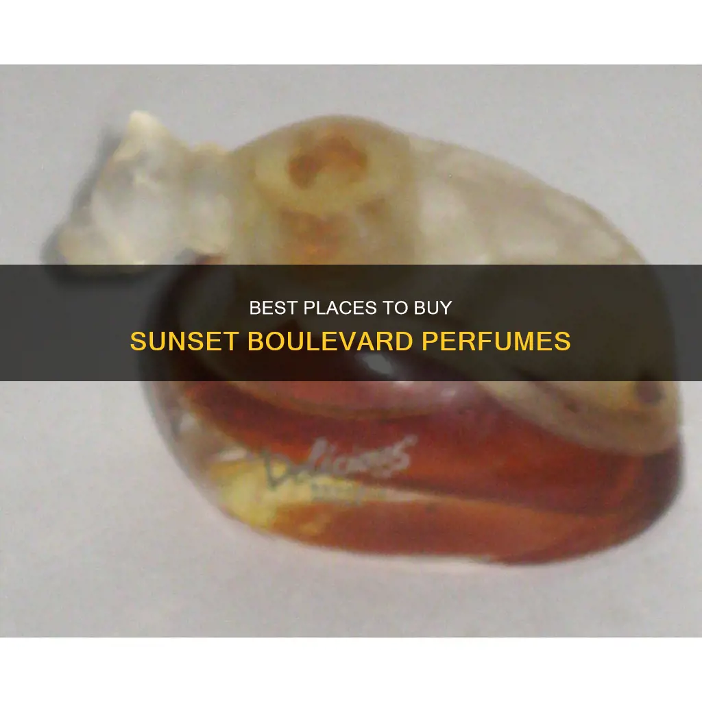 where to buy gale hayman sunset boulevard perfumes