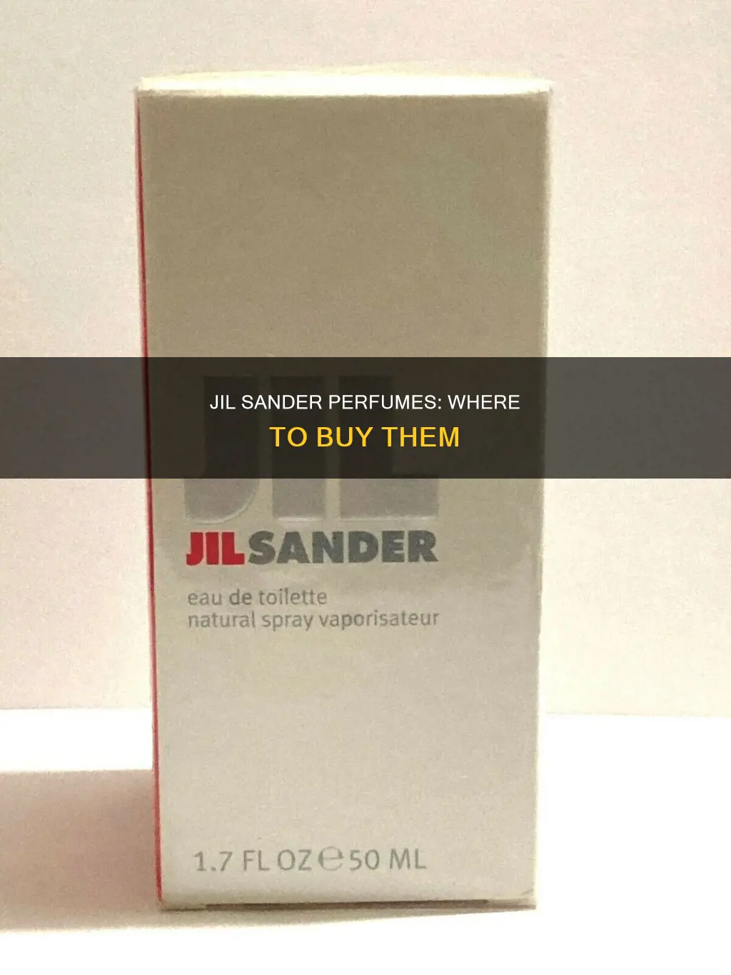 where to buy jil sanders perfume