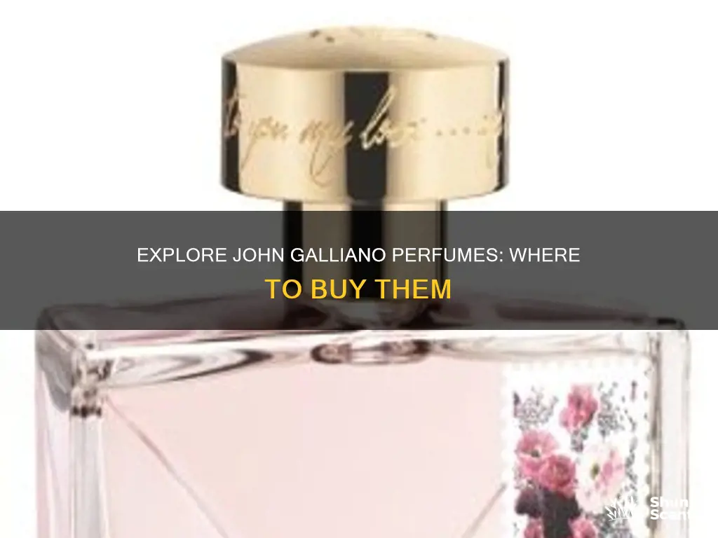 where to buy john galliano perfume