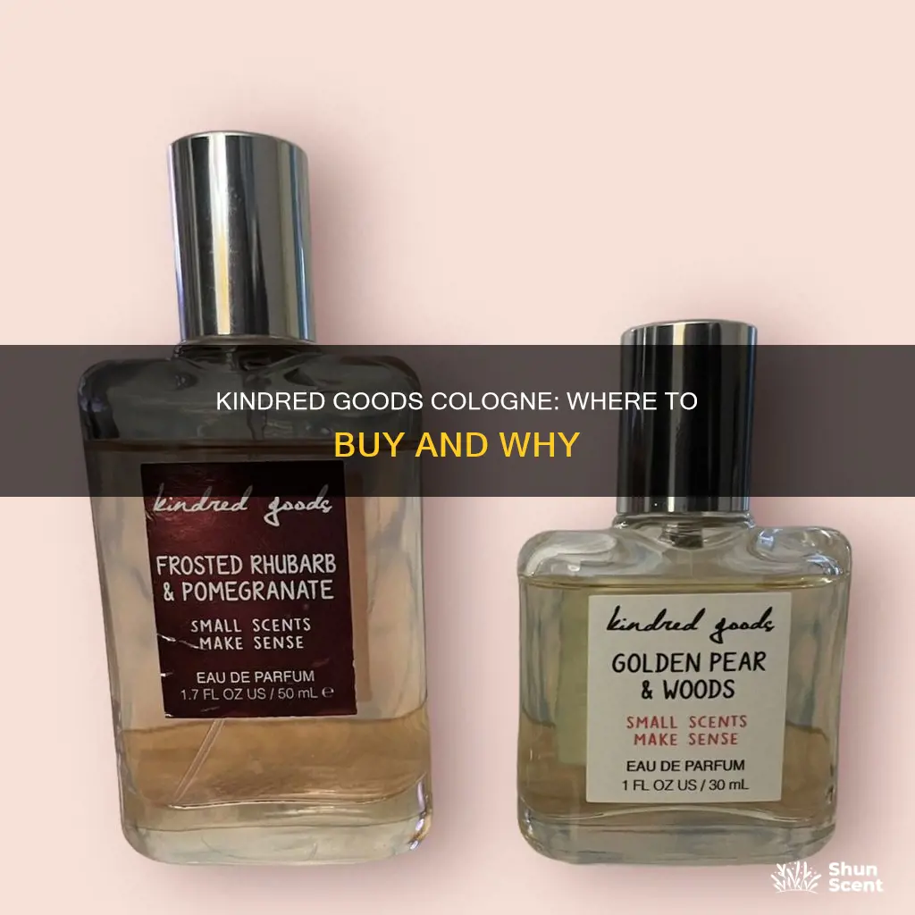 where to buy kindred goods cologne