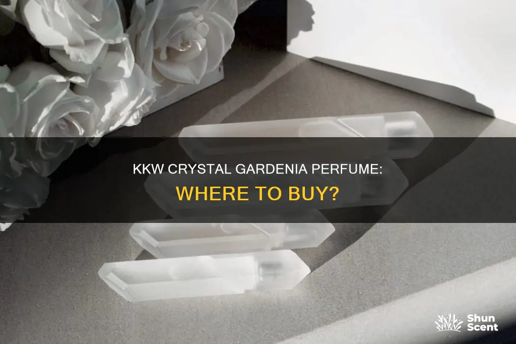 where to buy kkw crystal gardenia perfume