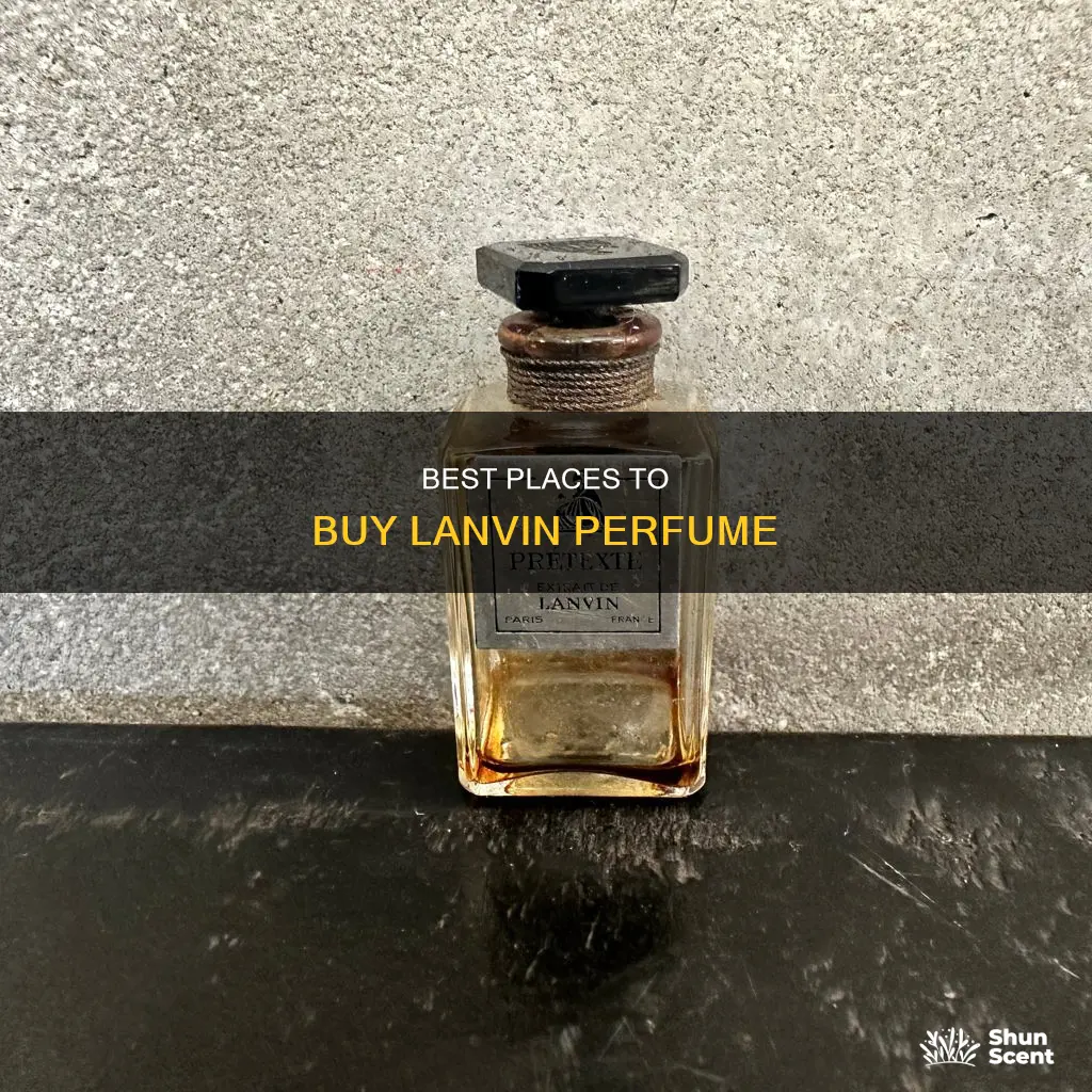 where to buy lanvin perfume