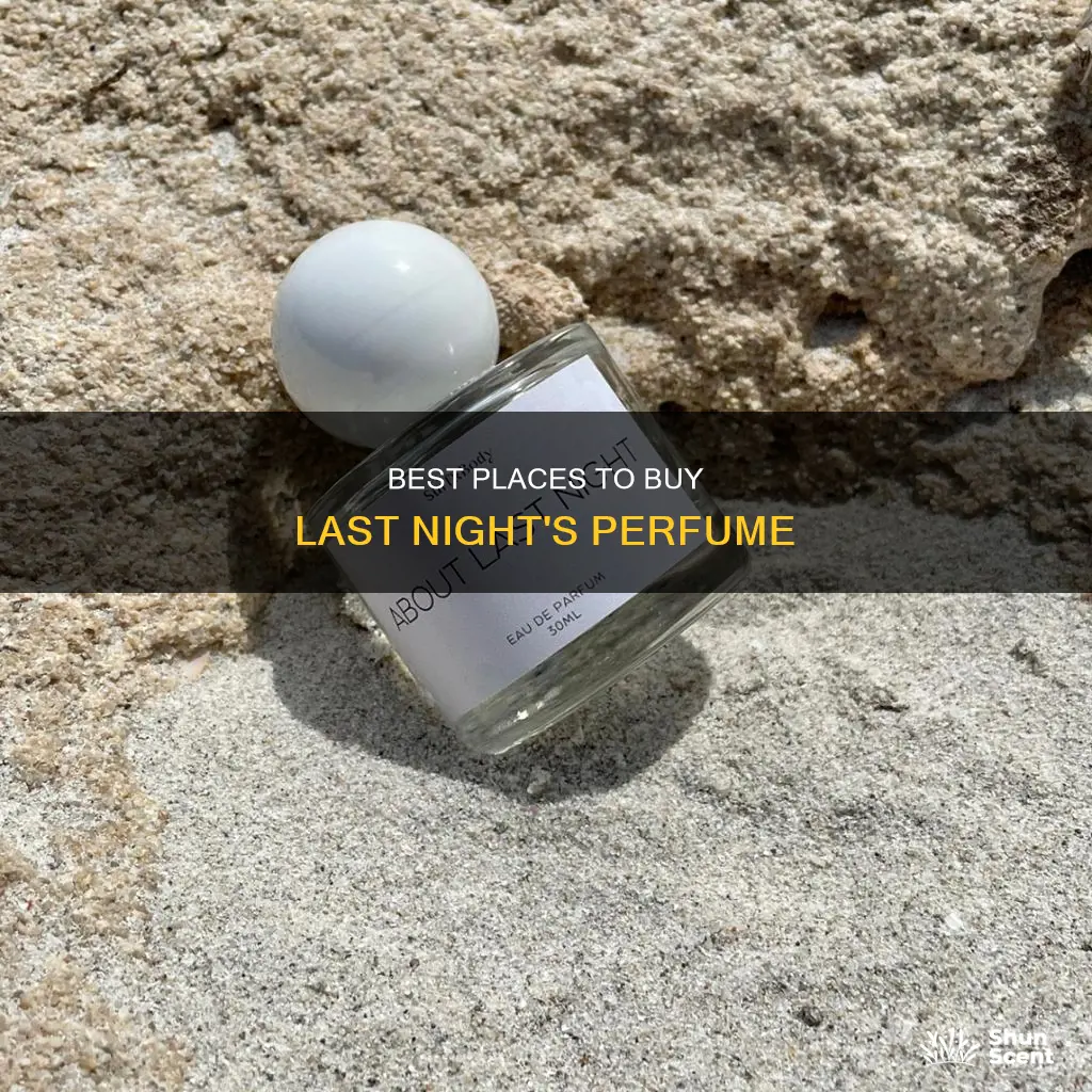 where to buy last night perfume