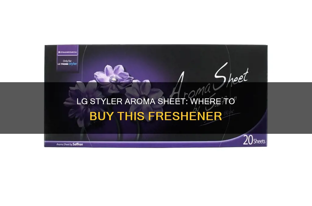 where to buy lg styler aroma sheet