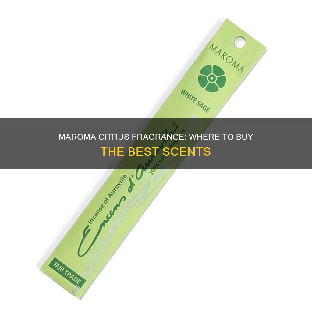 where to buy maroma citrus fragrance