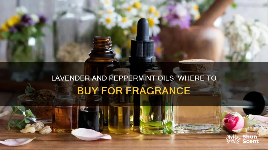 where to buy oils of lavender and pepperminht for fragrance
