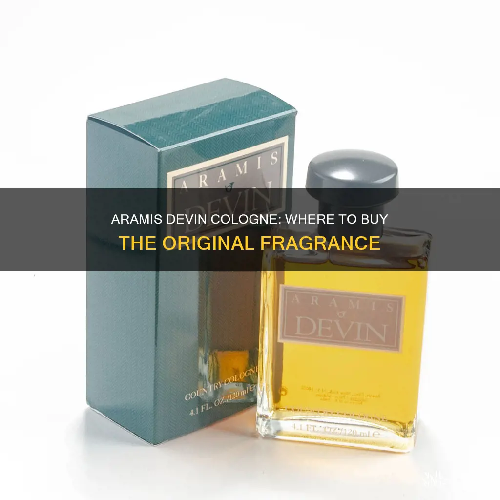 where to buy original aramis devin cologne