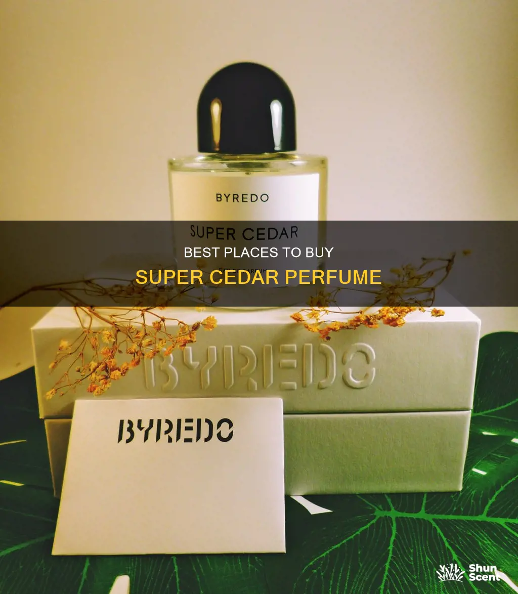 where to buy super cedar perfume