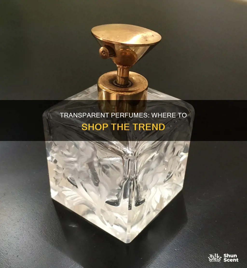 where to buy transparent perfumes