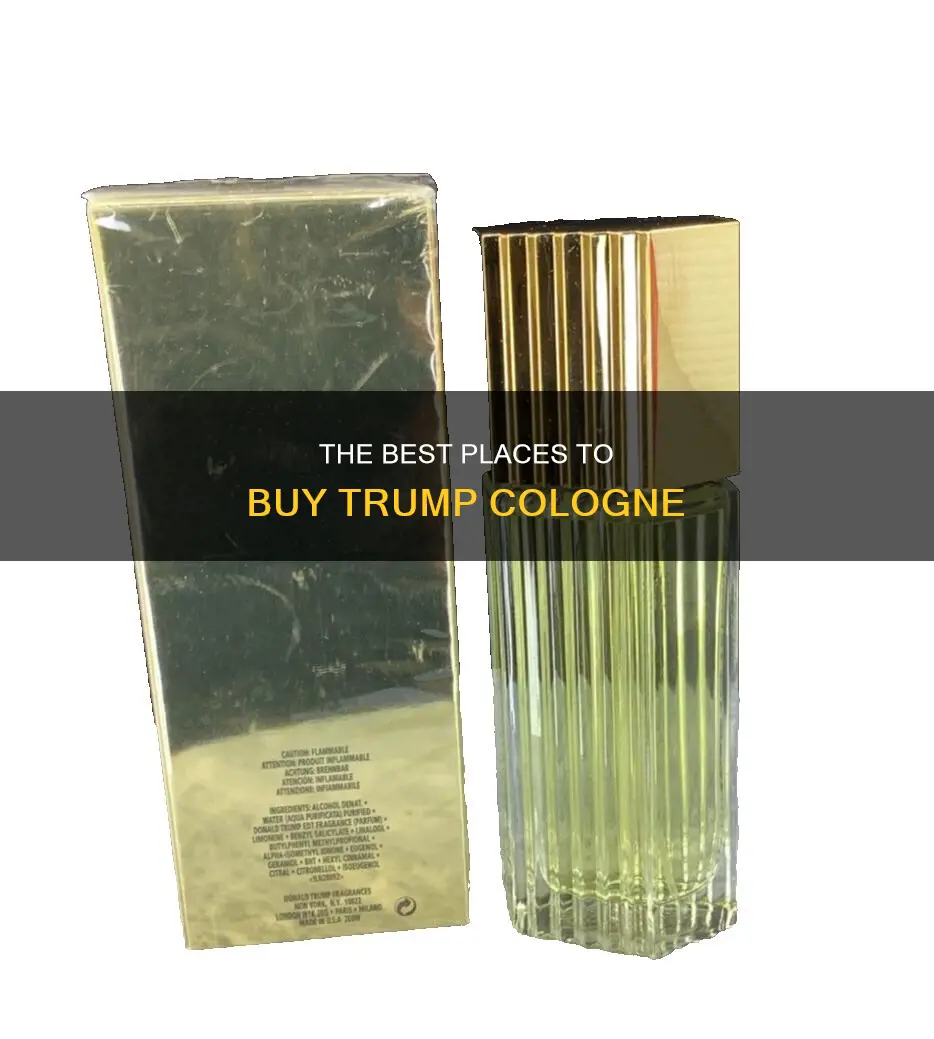 where to buy trump cologne