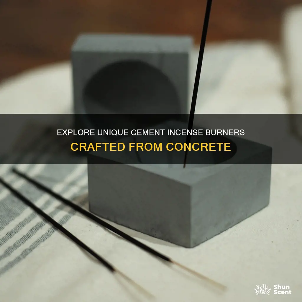 where to find cement incense burner made out concrete