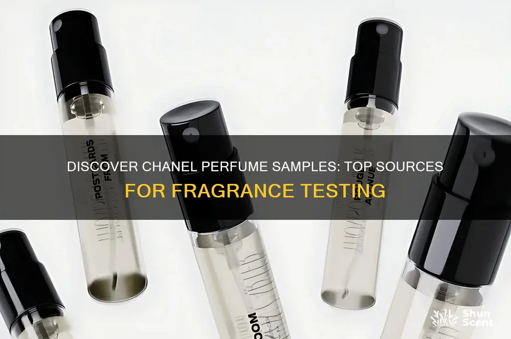 where to get chanel perfume samples