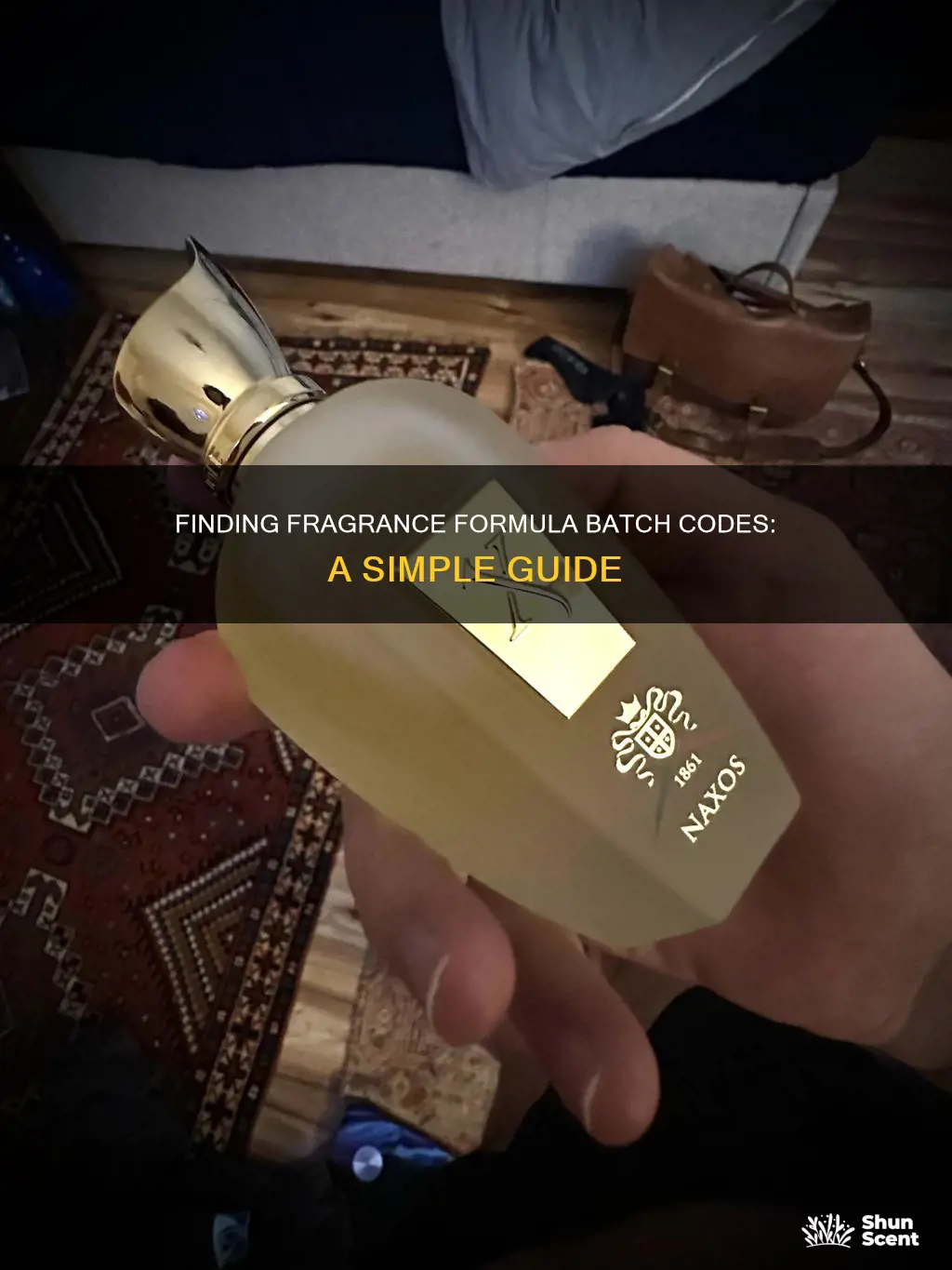 where to get formula batch code for fragrance