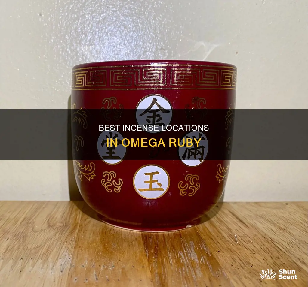 where to get incense in omega ruby
